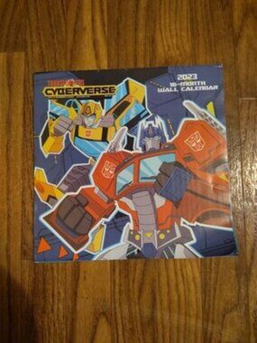 Transformers 2023 Wall Calendar Decepticons Megaton Optimus Prime Sealed NEW